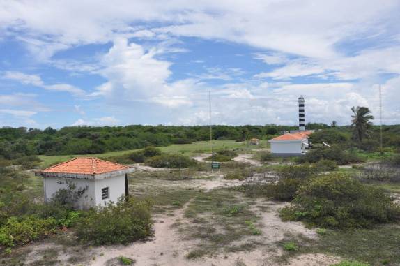 O farol de São João, nas Reentrâncias Maranhenses - MA